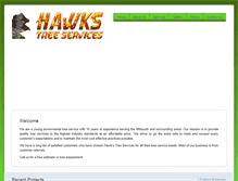 Tablet Screenshot of hawkstreeservicesllc.com